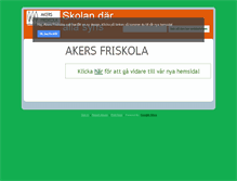 Tablet Screenshot of akersfriskola.se